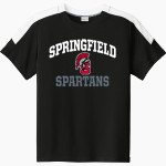 SPRINGFIELD SPARTANS The Online Store <span class="pdp-name-mascot">SPRINGFIELD SPARTANS</span> Sport-Tek Youth Competitor United Short-Sleeve Crew Front Thumbnail