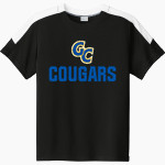 Greenfield Central Cougars Online Store <span class="pdp-name-mascot">Greenfield-Central Cougars</span> Sport-Tek Youth Competitor United Short-Sleeve Crew Front Thumbnail