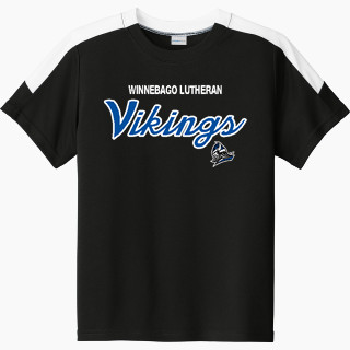 Sport-Tek Youth Competitor United Short-Sleeve Crew