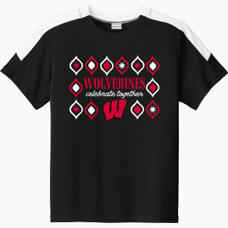 Sport-Tek Youth Competitor United Short-Sleeve Crew