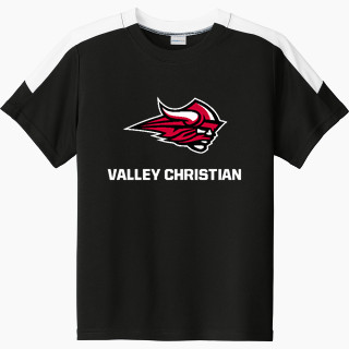 Sport-Tek Youth Competitor United Short-Sleeve Crew