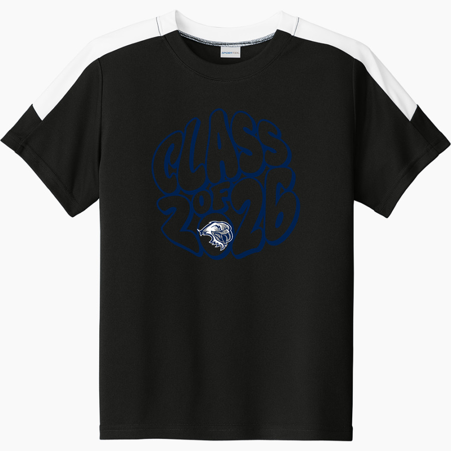 TAMAQUA AREA HIGH SCHOOL BLUE RAIDERS <span class="pdp-name-mascot">TAMAQUA AREA BLUE RAIDERS</span> Sport-Tek Youth Competitor United Short-Sleeve Crew