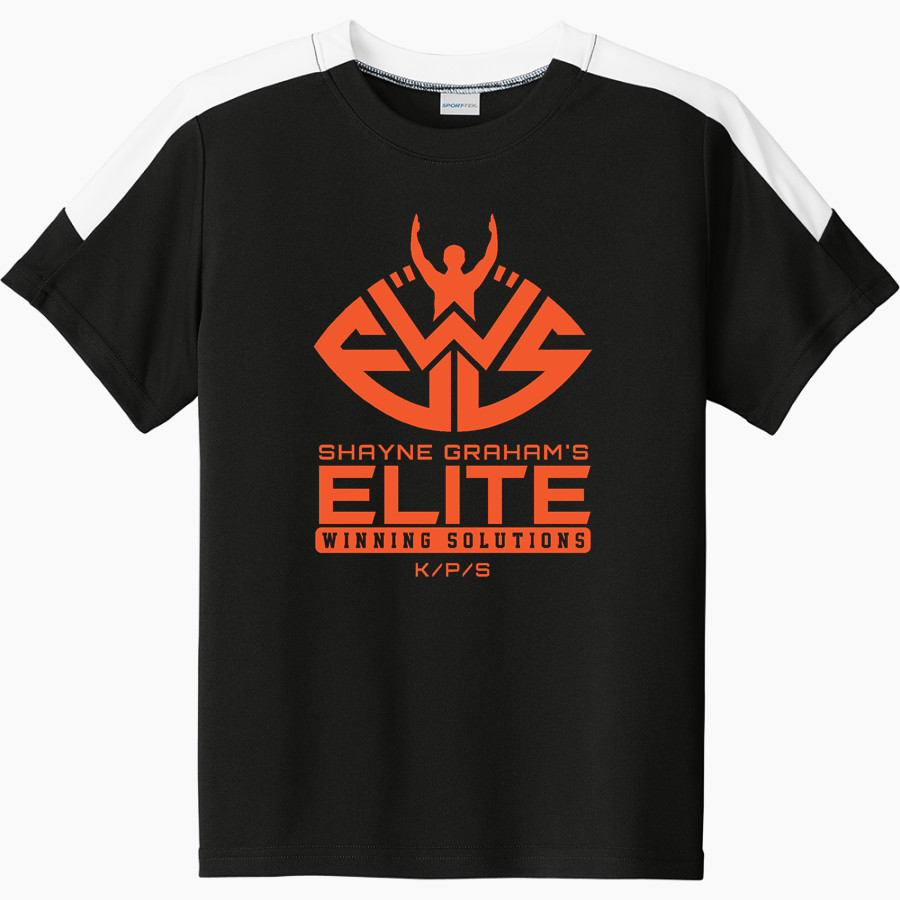 SHAYNE GRAHAM'S ELITE WINNING SOLUTIONS <span class="pdp-name-mascot">SHAYNE GRAHAM'S ELITE WINNING SOLUTIONS</span> Sport-Tek Youth Competitor United Short-Sleeve Crew