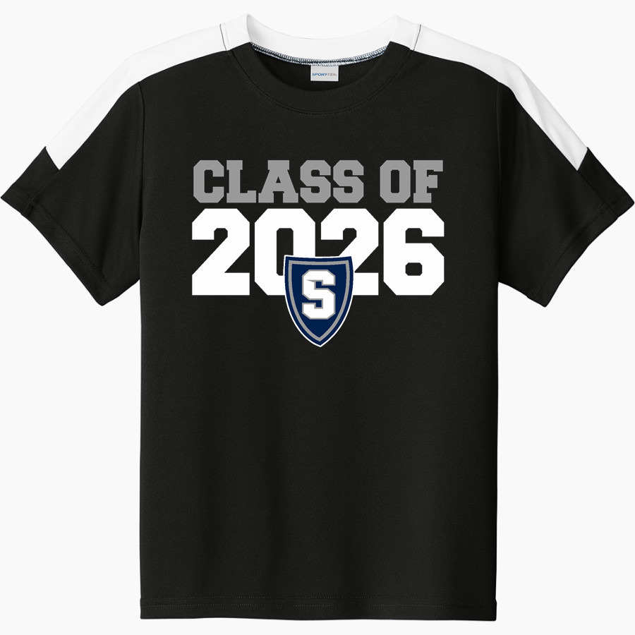 STAUNTON HIGH SCHOOL STORM <span class="pdp-name-mascot">STORM STORM</span> Sport-Tek Youth Competitor United Short-Sleeve Crew