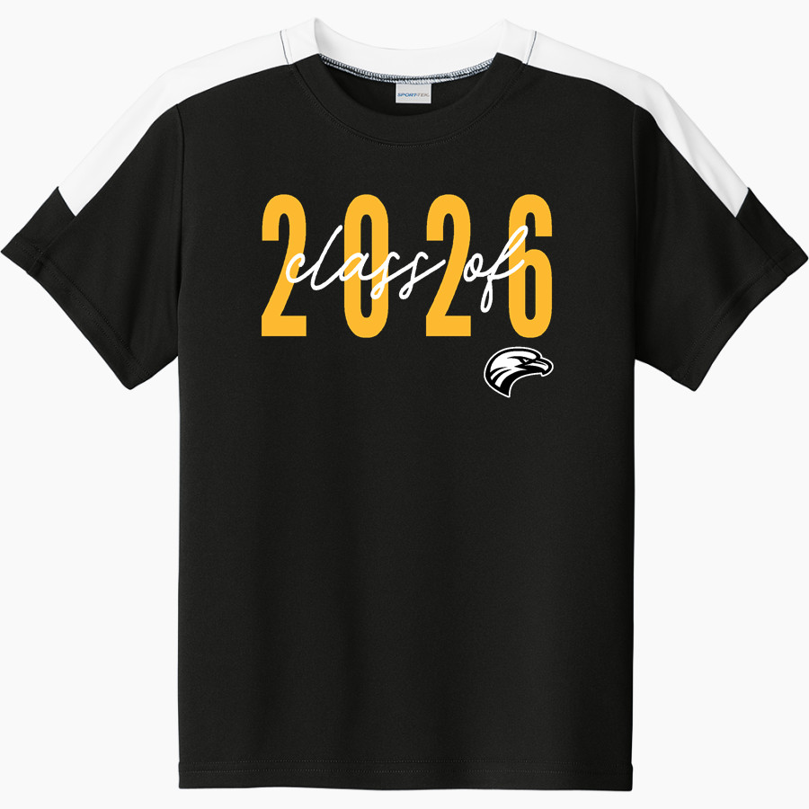 Fuentes Eagles Sport-Tek Youth Competitor United Short-Sleeve Crew