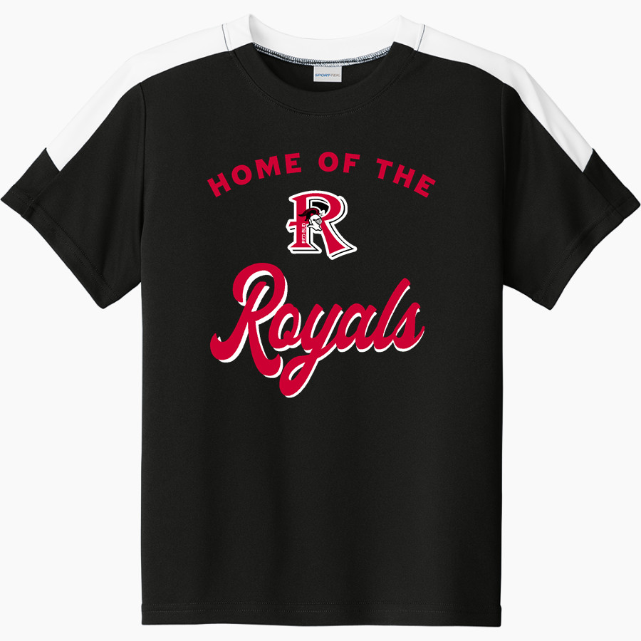 Red Bud Elementary Royals <span class="pdp-name-mascot">Red Bud Elementary Royals</span> Sport-Tek Youth Competitor United Short-Sleeve Crew