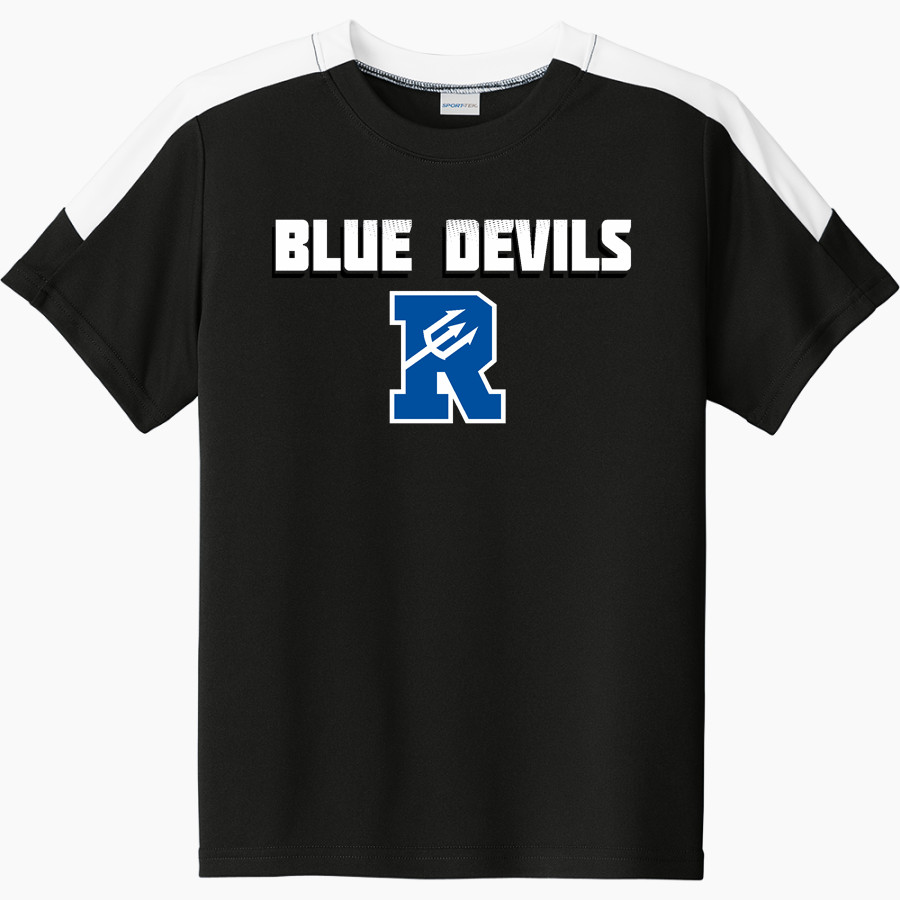 READING SENIOR HIGH SCHOOL BLUE DEVILS <span class="pdp-name-mascot">READING BLUE DEVILS</span> Sport-Tek Youth Competitor United Short-Sleeve Crew