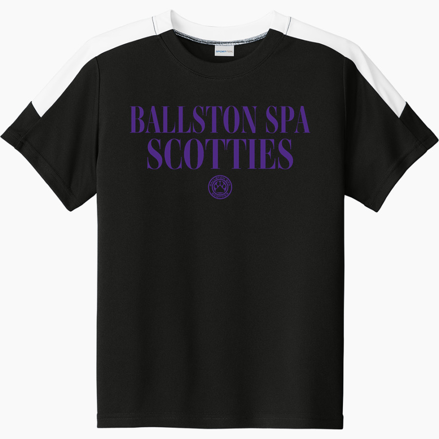 Ballston Spa Scotties The Official Online Store Sport-Tek Youth Competitor United Short-Sleeve Crew