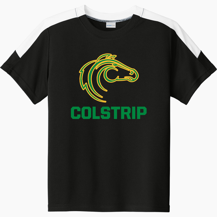 COLSTRIP HIGH SCHOOL COLTS <span class="pdp-name-mascot">COLSTRIP COLTS/FILLIES</span> Sport-Tek Youth Competitor United Short-Sleeve Crew