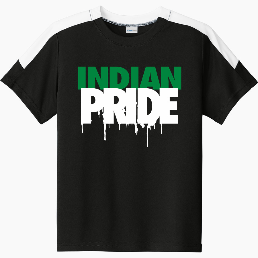 SEMINOLE COUNTY HIGH SCHOOL INDIANS <span class="pdp-name-mascot">SEMINOLE COUNTY INDIANS</span> Sport-Tek Youth Competitor United Short-Sleeve Crew