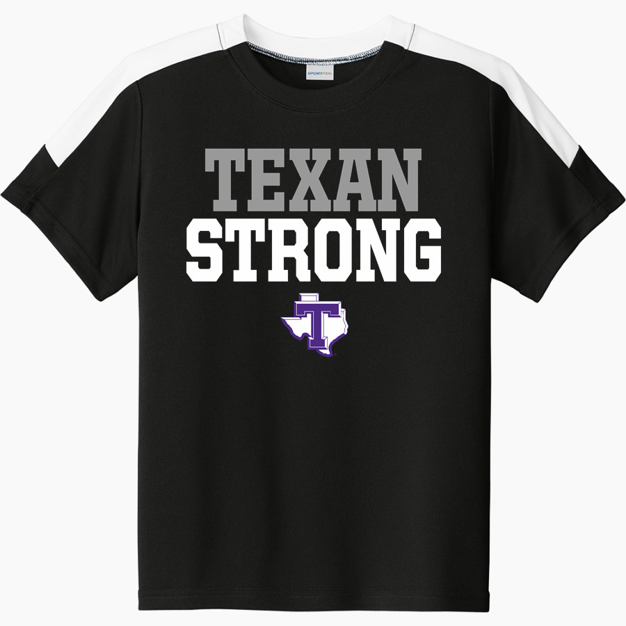 Tarleton State University Texans <span class="pdp-name-mascot">Tarleton State University Texans</span> Sport-Tek Youth Competitor United Short-Sleeve Crew