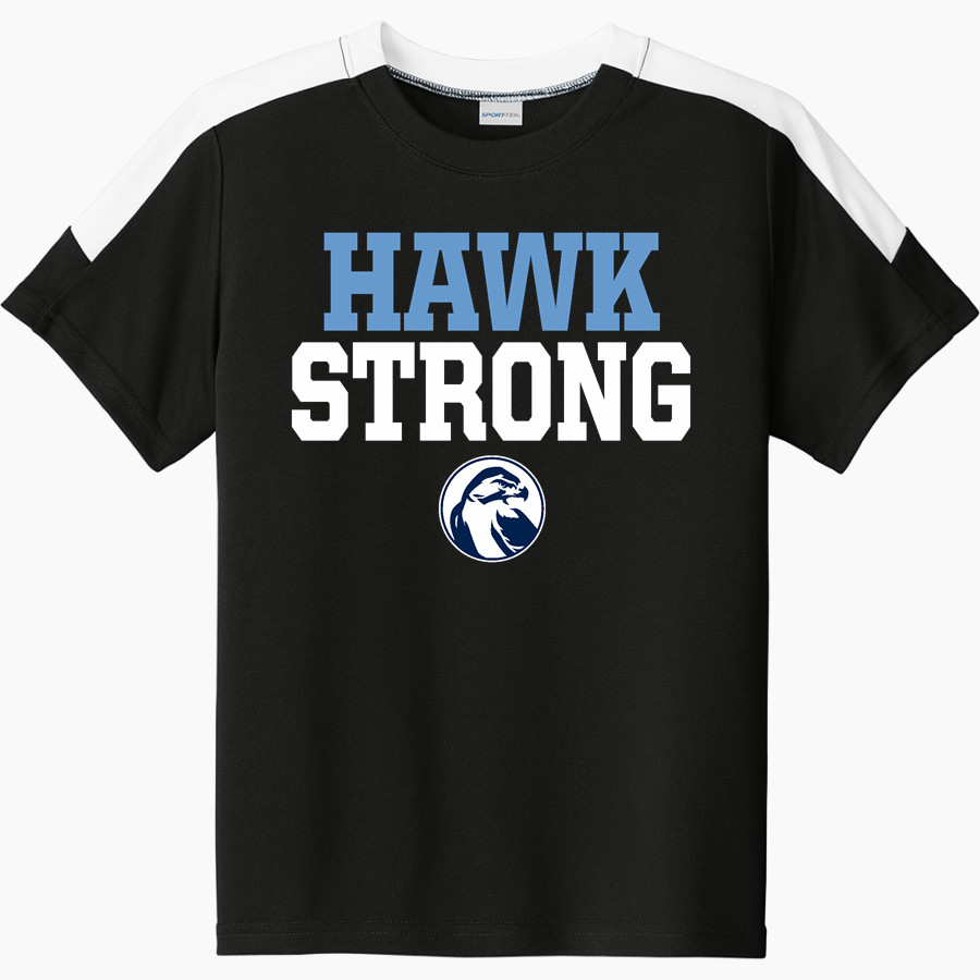 Headwaters Hawks <span class="pdp-name-mascot">Headwaters School Hawks</span> Sport-Tek Youth Competitor United Short-Sleeve Crew