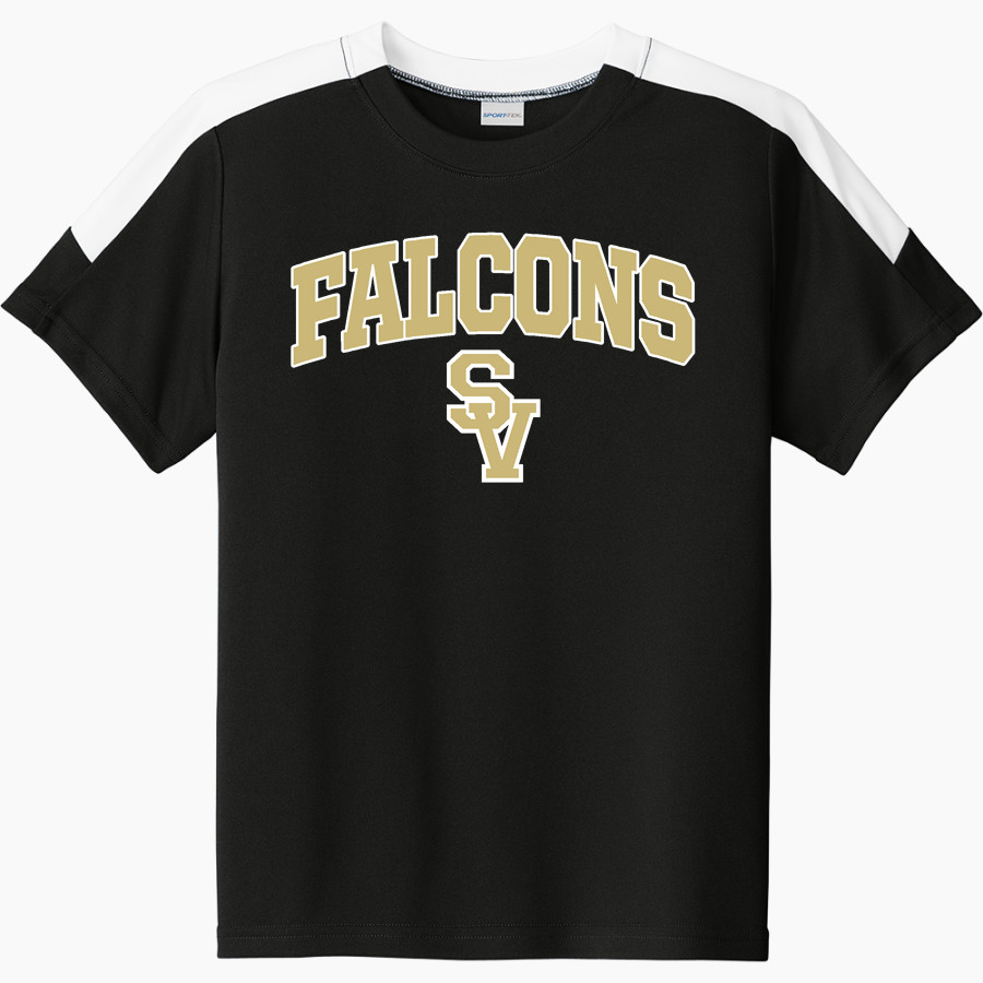 Scotts Valley Falcons Sport-Tek Youth Competitor United Short-Sleeve Crew