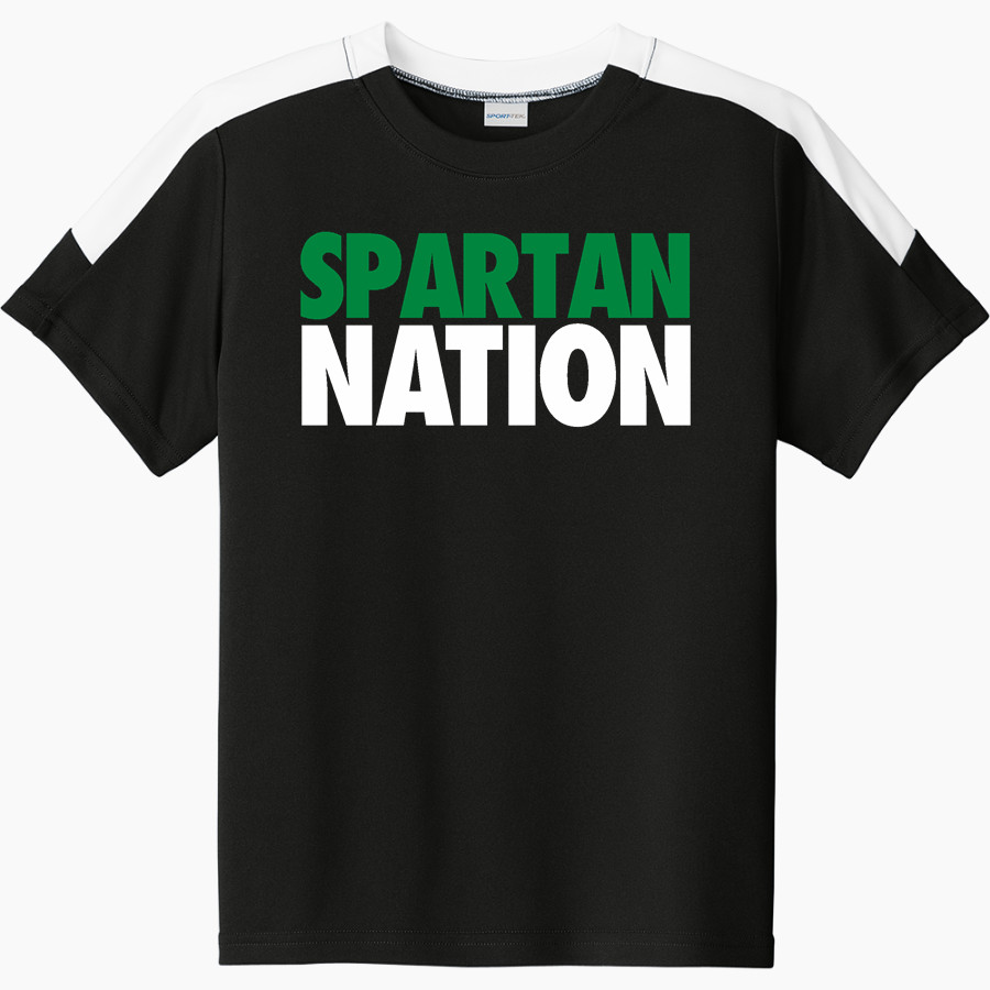 WEST MONONA HIGH SCHOOL SPARTANS Sport-Tek Youth Competitor United Short-Sleeve Crew