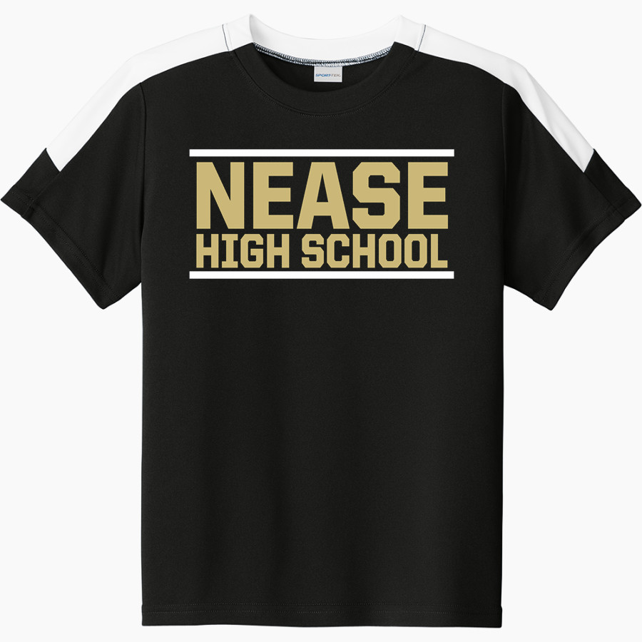 NEASE HIGH SCHOOL PANTHERS Sport-Tek Youth Competitor United Short-Sleeve Crew