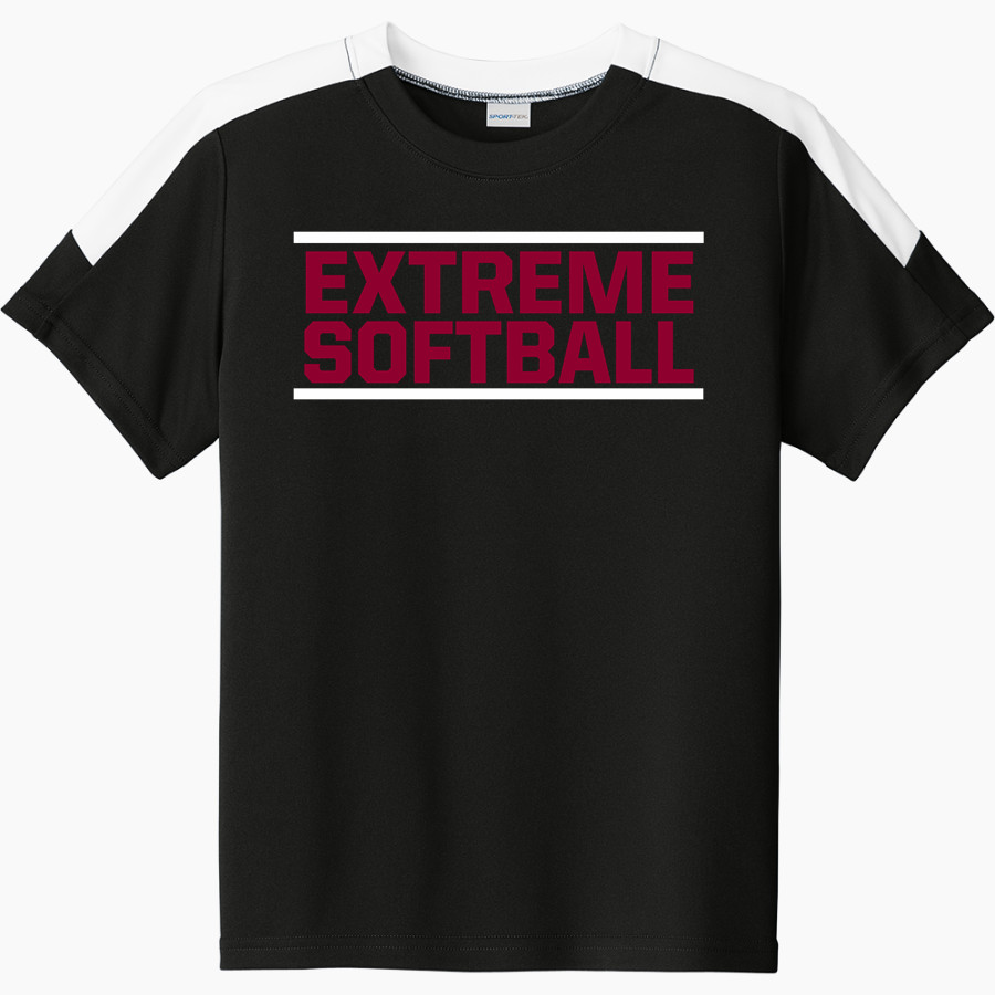 EXTREME SOFTBALL EXTREME SOFTBALL Sport-Tek Youth Competitor United Short-Sleeve Crew