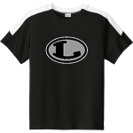 LAMAR HIGH SCHOOL SILVER FOXES <span class="pdp-name-mascot">LAMAR SILVER FOXES</span> Sport-Tek Youth Competitor United Short-Sleeve Crew Front Thumbnail