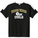 Terra Verde Discovery School Owls <span class="pdp-name-mascot">Terra Verde Discovery School</span> Sport-Tek Youth Competitor United Short-Sleeve Crew Front Thumbnail
