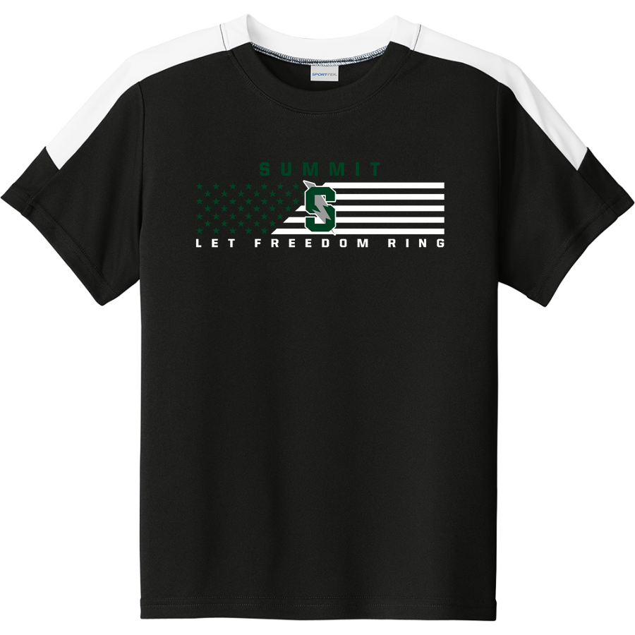 Summit High School Storm <span class="pdp-name-mascot">Summit High School Storm</span> Sport-Tek Youth Competitor United Short-Sleeve Crew