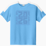 BARTLESVILLE HIGH SCHOOL BRUINS <span class="pdp-name-mascot">BARTLESVILLE BRUINS</span> Sport-Tek Youth Competitor United Short-Sleeve Crew Front Thumbnail