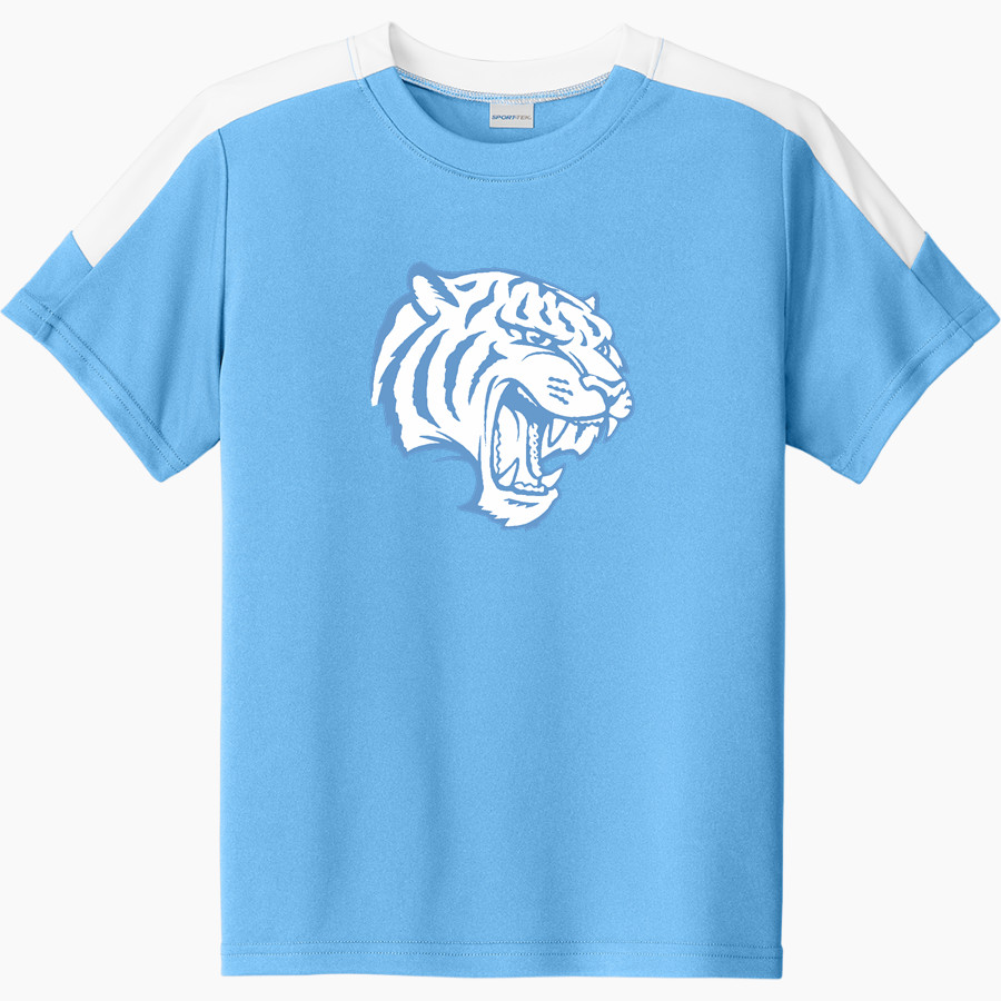 University Of Nashville Tigers Sport-Tek Youth Competitor United Short-Sleeve Crew