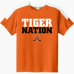 MIDDLEBURY UNION HIGH SCHOOL TIGERS Sport-Tek Youth Competitor United Short-Sleeve Crew Front Thumbnail
