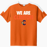 Clinton Cougars <span class="pdp-name-mascot">Clinton Cougars</span> Sport-Tek Youth Competitor United Short-Sleeve Crew Front Thumbnail