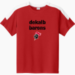 DEKALB HIGH SCHOOL BARONS Sport-Tek Youth Competitor United Short-Sleeve Crew Front Thumbnail