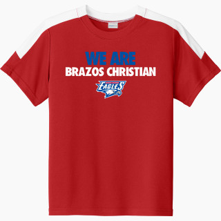 Sport-Tek Youth Competitor United Short-Sleeve Crew