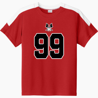 Sport-Tek Youth Competitor United Short-Sleeve Crew