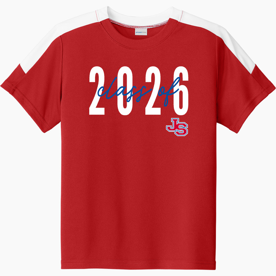 John Swett High School Online Apparel Store Sport-Tek Youth Competitor United Short-Sleeve Crew