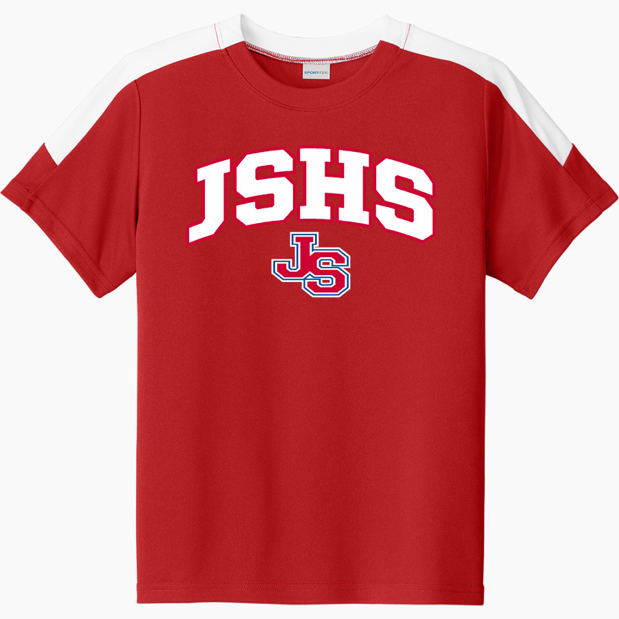 John Swett High School Online Apparel Store Sport-Tek Youth Competitor United Short-Sleeve Crew
