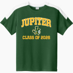 JUPITER HIGH SCHOOL WARRIORS <span class="pdp-name-mascot">JUPITER WARRIORS</span> Sport-Tek Youth Competitor United Short-Sleeve Crew Front Thumbnail