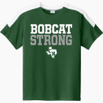 CROSS ROADS HIGH SCHOOL BOBCATS <span class="pdp-name-mascot">CROSS ROADS BOBCATS</span> Sport-Tek Youth Competitor United Short-Sleeve Crew Front Thumbnail