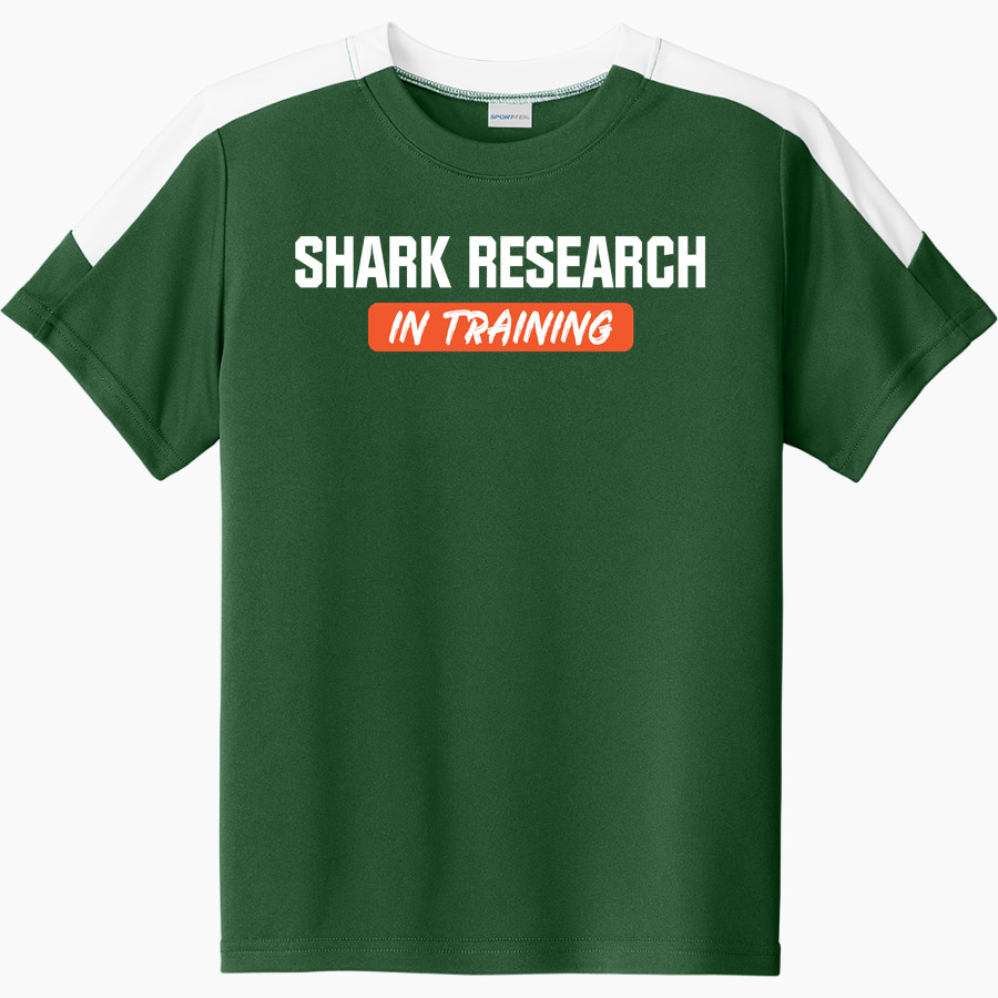 Shark Research & Conservation The Official Online Store Sport-Tek Youth Competitor United Short-Sleeve Crew