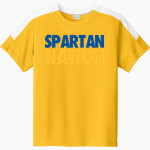 Margate STEM Spartans <span class="pdp-name-mascot">MARGATE STEM MAGNET Spartans</span> Sport-Tek Youth Competitor United Short-Sleeve Crew Front Thumbnail