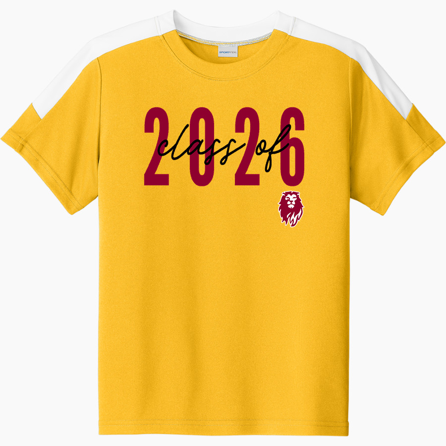 MORAVIAN ACADEMY LIONS <span class="pdp-name-mascot">MORAVIAN ACADEMY LIONS</span> Sport-Tek Youth Competitor United Short-Sleeve Crew