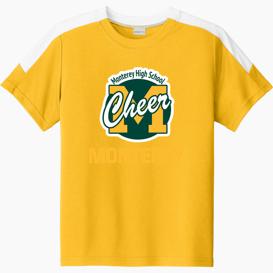 Monterey Toreadores <span class="pdp-name-mascot">Monterey Toreadores</span> Sport-Tek Youth Competitor United Short-Sleeve Crew