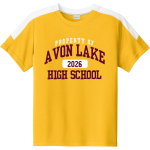 AVON LAKE HIGH SCHOOL official sideline store <span class="pdp-name-mascot">AVON LAKE SHOREMEN</span> Sport-Tek Youth Competitor United Short-Sleeve Crew Front Thumbnail