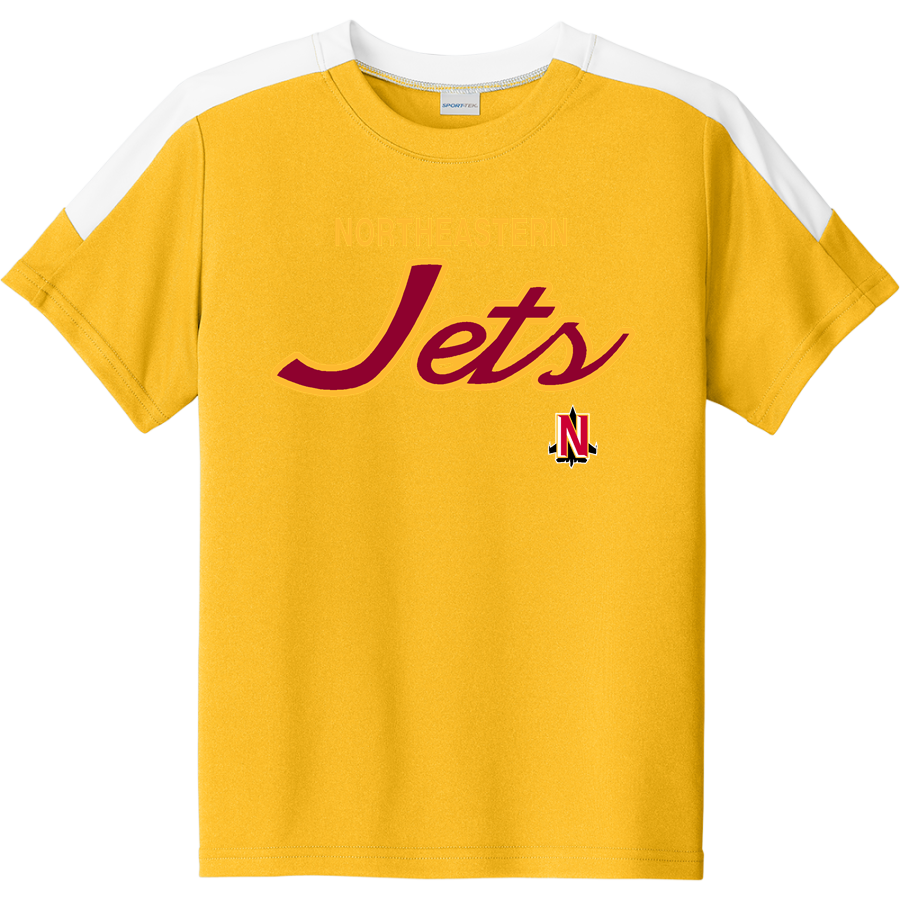 NORTHEASTERN HIGH SCHOOL JETS <span class="pdp-name-mascot">NORTHEASTERN JETS</span> Sport-Tek Youth Competitor United Short-Sleeve Crew