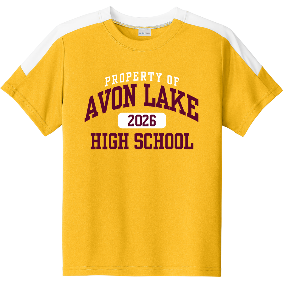 AVON LAKE HIGH SCHOOL official sideline store <span class="pdp-name-mascot">AVON LAKE SHOREMEN</span> Sport-Tek Youth Competitor United Short-Sleeve Crew