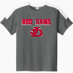 Jamesville DeWitt Red Rams Sport-Tek Youth Competitor United Short-Sleeve Crew Front Thumbnail