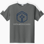 Northlake Bible Church Northlake <span class="pdp-name-mascot">Northlake Bible Church</span> Sport-Tek Youth Competitor United Short-Sleeve Crew Front Thumbnail