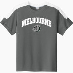 MELBOURNE HIGH SCHOOL BULLDOGS <span class="pdp-name-mascot">MELBOURNE BULLDOGS</span> Sport-Tek Youth Competitor United Short-Sleeve Crew Front Thumbnail
