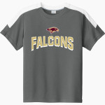 Scotts Valley Falcons Sport-Tek Youth Competitor United Short-Sleeve Crew Front Thumbnail