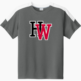 Sport-Tek Youth Competitor United Short-Sleeve Crew