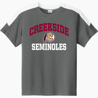 Sport-Tek Youth Competitor United Short-Sleeve Crew