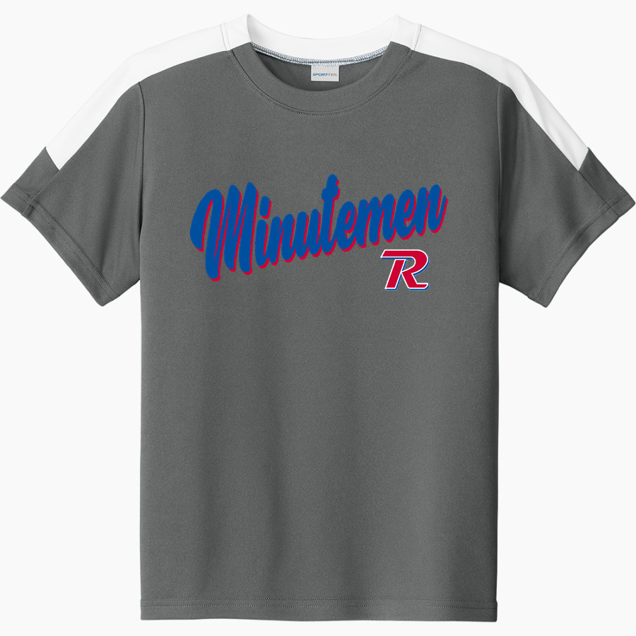 REVERE MINUTEMEN ONLINE STORE Sport-Tek Youth Competitor United Short-Sleeve Crew
