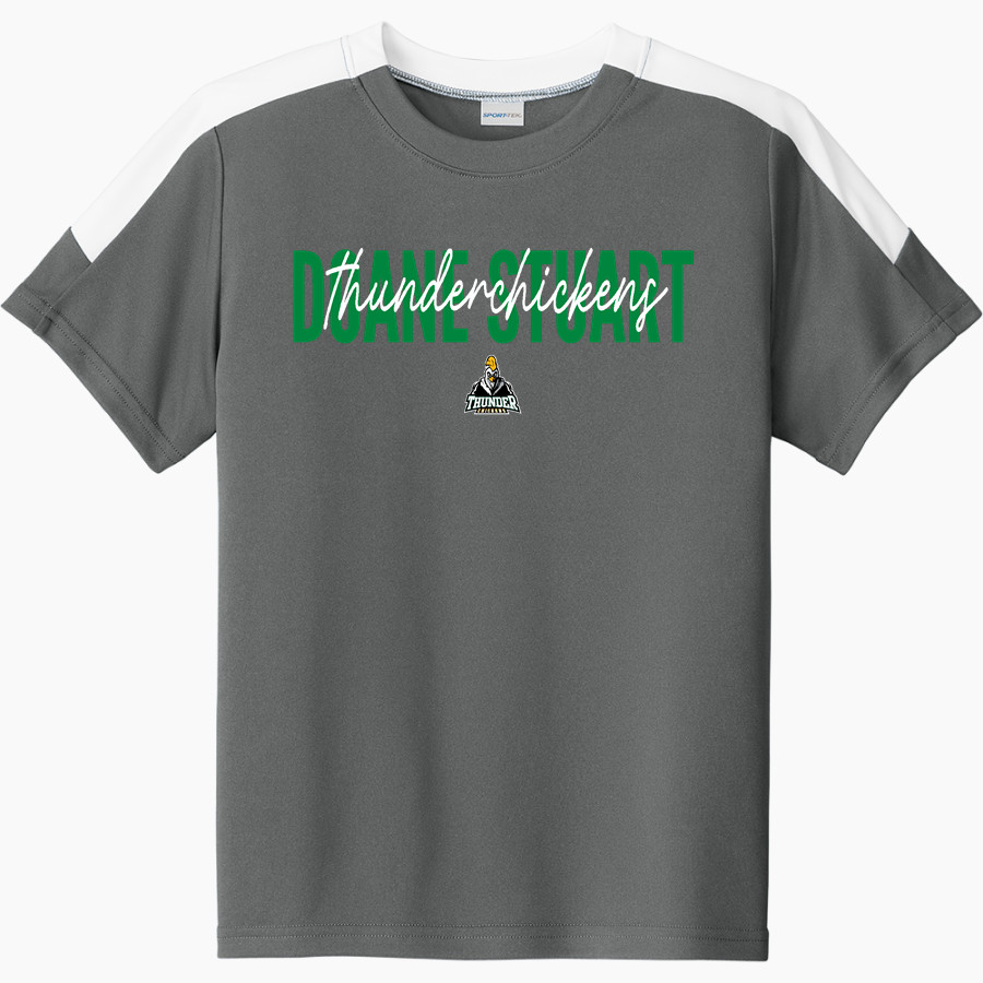 Doane Stuart Thunderchickens Thunderchickens <span class="pdp-name-mascot">Doane Stuart Thunderchickens</span> Sport-Tek Youth Competitor United Short-Sleeve Crew