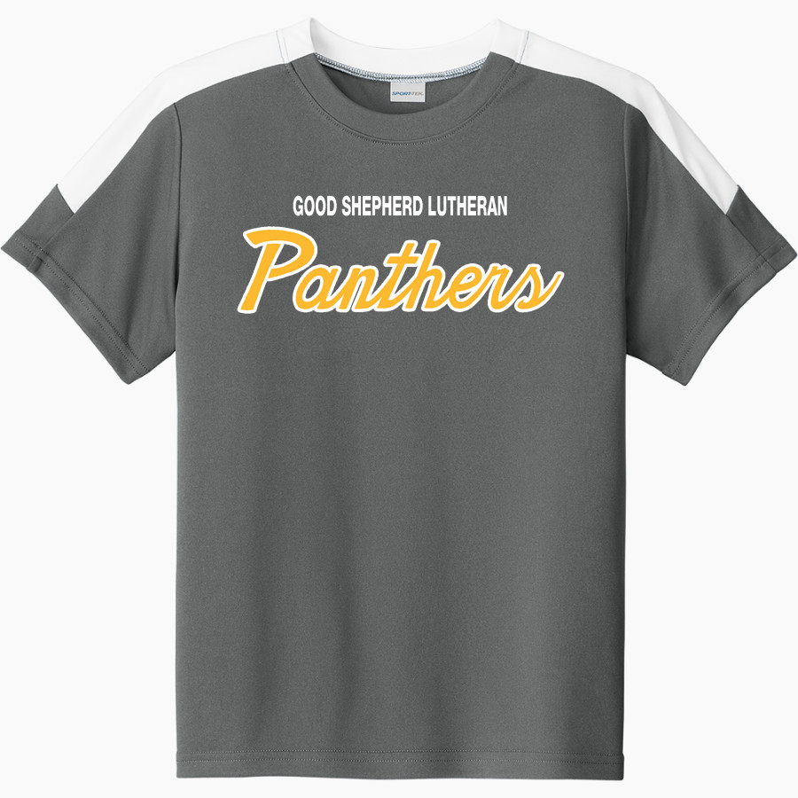 Good Shepherd Lutheran Panthers <span class="pdp-name-mascot">Good Shepherd Lutheran School Panthers</span> Sport-Tek Youth Competitor United Short-Sleeve Crew